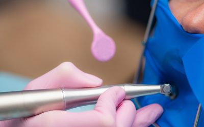 Root Canal Treatment. An Endodontist Preparing Patient for Root Canal Treatment.